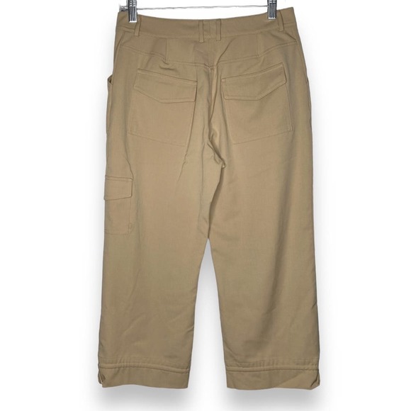 St. John Sport Fashion Fit Tan Cargo Pants Size 8 - Picture 9 of 9